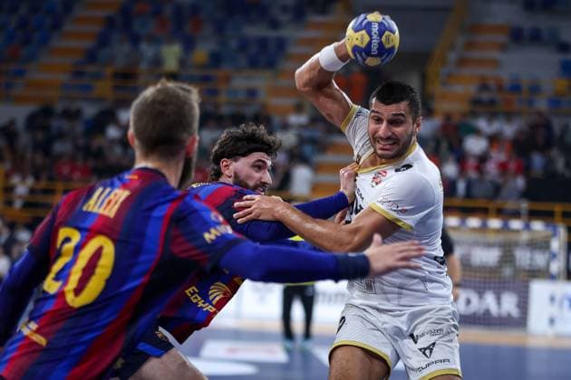 Veszprem defeat Barcelona to win Club World Championship, WM, Weltmeisterschaft NEW ADMINISTRATIVE CAPITAL, EGYPT, OCTOBER 1, 2026: FC Barcelona, Barca and Veszprem HC compete in the final of the 19th IHF Men s Club World Championship at the New Administrative Capital Covered Hall. Veszprem defeated Barcelona 42 33 to claim their second title in the competition, after leading 22 16 at half-time. New Cairo -New Capital Egypt Copyright: x xAymanxArefx xJNAxPressx