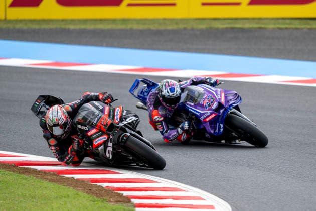 MOTO - MOTO GP - GRAND PRIX OF JAPAN 2026 72 BEZZECCHI Marco (ita), Aprilia Racing, Aprilia RS-GP26, action 43 MILLER Jack (aus), Prima Pramac Yamaha MotoGP, Yamaha YZR-M1, action during the 2026 MotoGP Motul Grand Prix of Japan on the Twin Ring Motegi Circuit from October 2 to 4th, At Motegi, Japan - MotegiJapan  Copyright: xGIGIxSOLDANOx