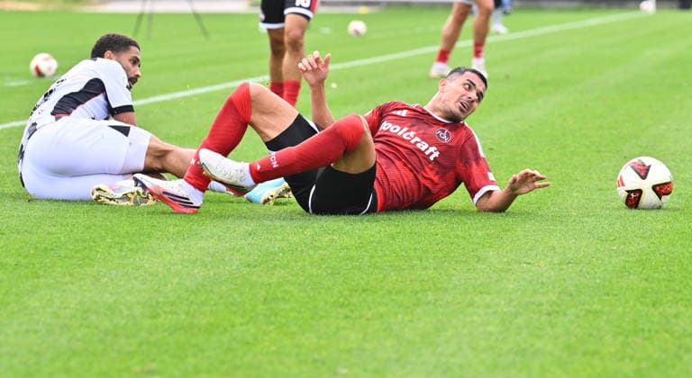 October 2, 2026 Soccer Season 2026–2027 Exhibition Match Friendly Match Preseason Match 1. FC Nürnberg Nuremberg FCN Club FC Ingolstadt FCI Schanzer Sports Photo Zink xwoxzix Keanan Bennetts 18, FC Ingolstadt Ioannis Masouras 21, 1 FC Nuremberg FCN