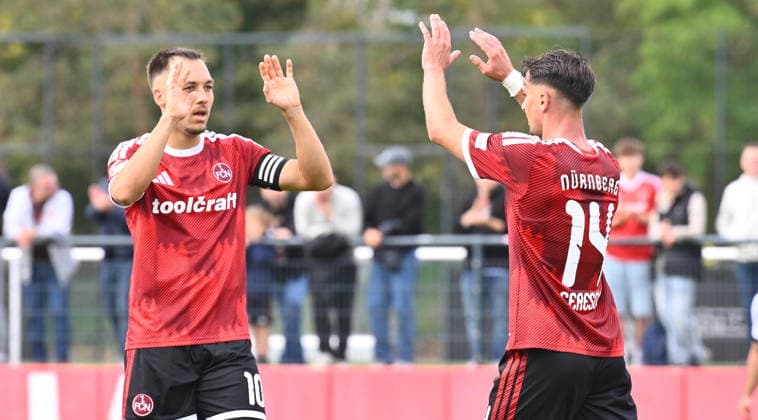 October 2, 2026 Soccer Season 2026–2027 Exhibition Match Friendly Match Preseason Match 1. FC Nürnberg (FCN) Club FC Ingolstadt (FCI) Schanzer Sports Photo Zink xwoxzix Goal Celebration Cheering Joy After a Goal Goal Tshot for the 3–0 lead by Andrea Ceresoli 14, 1 FC Nuremberg FCN Julian Justvan 10, 1 FC Nuremberg FCN Andrea Ceresoli 14, 1 FC Nuremberg FCN