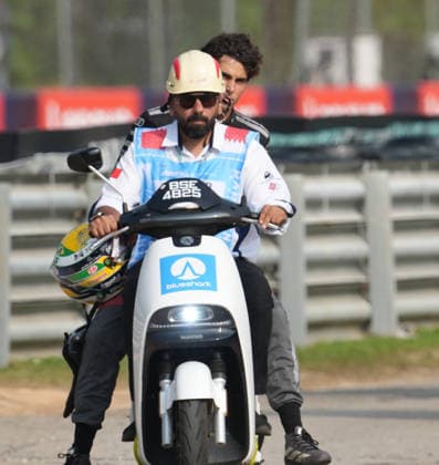 October 2, 2026, Sepang International Circuit, Kuala Lumpur, 2026 Formula 1 Gulf Air Bahrain Grand Prix: Gabriel Bortoleto (BRA) of the Audi Revolut F1 Team retires due to a mechanical failure and is taken back to the paddock on a scooter. Photo by Hasan Bratic, DeFodi Images