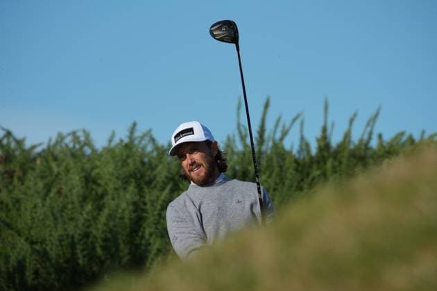 Tommy Fleetwood on the 5th tee Alfred Dunhill Links Championship, Round 2, Kingsbarns, Tayside, UK, Scotland - 02 Oct 2026 United Kingdom  Copyright: xStuartxWallace Shutterstockx 17181491ai