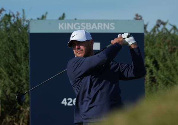 Brooks Koepka on the 5th tee Alfred Dunhill Links Championship, Round 2, Kingsbarns, Tayside, UK, Scotland - 02 Oct 2026 United Kingdom  Copyright: xStuartxWallace Shutterstockx 17181491ao