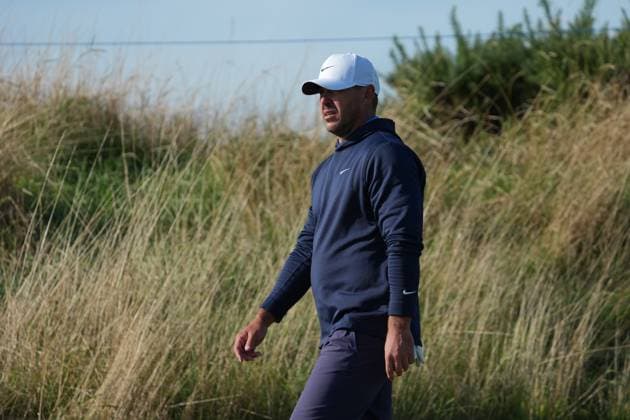 Brooks Koepka on the 5th hole Alfred Dunhill Links Championship, Round 2, Kingsbarns, Tayside, UK, Scotland - 02 Oct 2026 United Kingdom  Copyright: xStuartxWallace Shutterstockx 17181491ar