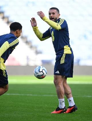 John McGinn Scotland Team Training, International Football, Barclays Hampden, Glasgow, Scotland, UK - 02 Oct 2026Glasgow Lesser Hampden Scotland United Kingdom  Copyright: xMarkxRunnacles Shutterstockx 17180413w
