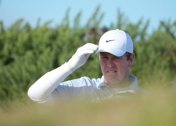 Robert MacIntyre on the 5th tee Alfred Dunhill Links Championship, Round 2, Kingsbarns, Tayside, UK, Scotland - 02 Oct 2026 United Kingdom  Copyright: xStuartxWallace Shutterstockx 17181491bf