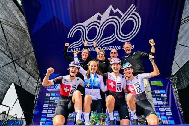 Mara Winter Wins Road Race at the 2026 UEC Road European Championships Mara Winter, Switzerland, Road Race, 88 km Nienke Vinke, Netherlands, Viktoria Chladoöová, Slovakia – 2026 UEC Road European Championships – Official 2026 UEC Road European Championships from October 2 to 7, 2026, in Ljubljana and äencur, Slovenia