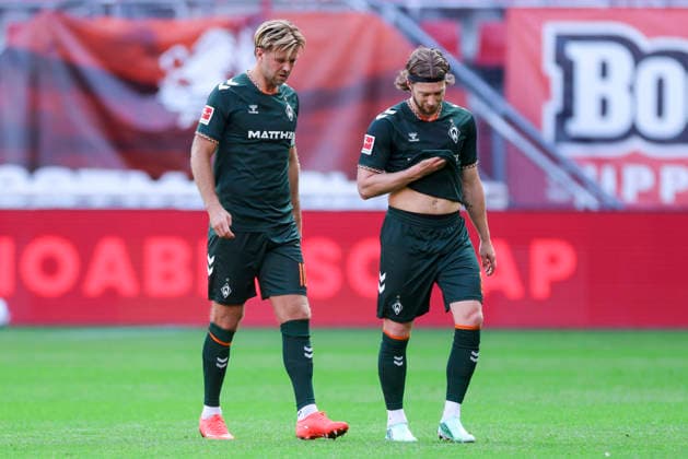 Niclas Fuellkrug of Werder Bremen and Mitchell Weiser of Werder Bremen look disappointed during the friendly match between FC Twente Enschede and Werder Bremen at De Grolsch Veste on October 2, 2026, in Enschede, Netherlands Photo by Marco Steinbrenner DeFodi Images Niclas Fuellkrug of Werder Bremen and Mitchell Weiser of Werder Bremen look dejected during the friendly match between FC Twente Enschede and Werder Bremen at De Grolsch Veste on October 2, 2026, in Enschede, Netherlands. Photo by Marco Steinbrenner, DeFodi Images. Photo by Marco Steinbrenner, DeFodi Images.