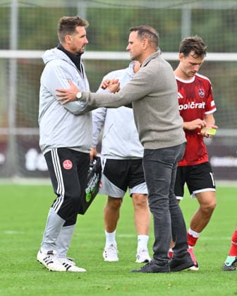 October 2, 2026 Soccer Season 2026–2027 Exhibition Match Friendly Match Preseason Match 1. FC Nürnberg Nuremberg FCN Club FC Ingolstadt FCI Schanzer Sports Photo Zink xwoxzix Miroslav Miro Klose Coach 1. FC Nürnberg FCN Joti Chatzialexiou, Director of Sports, 1 FC Nuremberg FCN Handshake