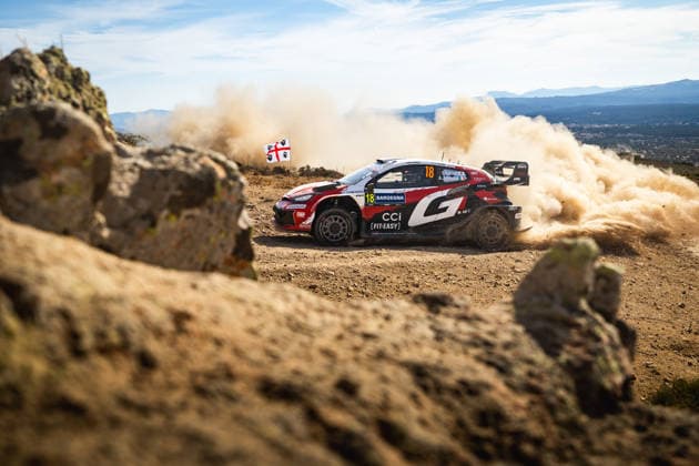 AUTO - WRC, Motorsport Rallye, WM - RALLY ITALIA SARDEGNA 2026 18 Takamoto KATSUTA, Aaron JOHNSTON, TOYOTA GR Yaris Rally1, action during the 2026 Rally Italia Sardegna, 13th round of the 2026 WRC World Rally Car Championship, from October 1 to 4, 2026 at Alghero, Italy - AlgheroItaly  Copyright: xNikosxKatikisx