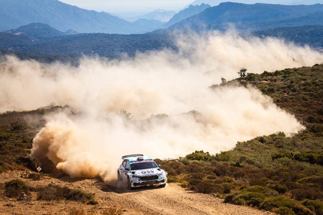 AUTO - WRC, Motorsport Rallye, WM - RALLY ITALIA SARDEGNA 2026 30 Jan SOLANS, Rodrigo SANJUAN, SKODA Fabia RS, action during the 2026 Rally Italia Sardegna, 13th round of the 2026 WRC World Rally Car Championship, from October 1 to 4, 2026 at Alghero, Italy - AlgheroItaly  Copyright: xNikosxKatikisx