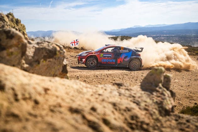 AUTO - WRC, Motorsport Rallye, WM - RALLY ITALIA SARDEGNA 2026 27 Gus GREENSMITH, Jonas ANDERSSON, TOYOTA GR Yaris, action during the 2026 Rally Italia Sardegna, 13th round of the 2026 WRC World Rally Car Championship, from October 1 to 4, 2026 at Alghero, Italy - AlgheroItaly  Copyright: xNikosxKatikisx
