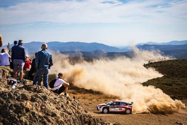 AUTO - WRC, Motorsport Rallye, WM - RALLY ITALIA SARDEGNA 2026 34 Pablo SARRAZIN, Yannick ROCHE, LANCIA Ypsilon HF, action during the 2026 Rally Italia Sardegna, 13th round of the 2026 WRC World Rally Car Championship, from October 1 to 4, 2026 at Alghero, Italy - AlgheroItaly  Copyright: xNikosxKatikisx