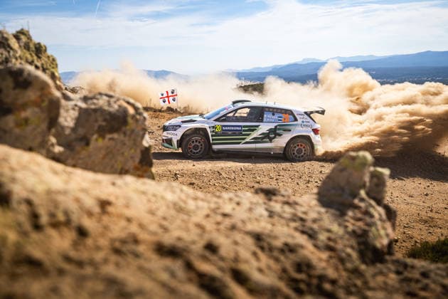 AUTO - WRC, Motorsport Rallye, WM - RALLY ITALIA SARDEGNA 2026 20 Robert VIRVES, Jakko VIILO, SKODA Fabia RS, action during the 2026 Rally Italia Sardegna, 13th round of the 2026 WRC World Rally Car Championship, from October 1 to 4, 2026 at Alghero, Italy - AlgheroItaly  Copyright: xNikosxKatikisx