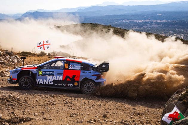 AUTO - WRC, Motorsport Rallye, WM - RALLY ITALIA SARDEGNA 2026 16 Adrien FOURMAUX, Alexandre CORIA, HYUNDAI i20 N Rally1, action during the 2026 Rally Italia Sardegna, 13th round of the 2026 WRC World Rally Car Championship, from October 1 to 4, 2026 at Alghero, Italy - AlgheroItaly  Copyright: xNikosxKatikisx