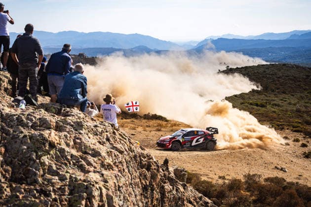 AUTO - WRC, Motorsport Rallye, WM - RALLY ITALIA SARDEGNA 2026 18 Takamoto KATSUTA, Aaron JOHNSTON, TOYOTA GR Yaris Rally1, action during the 2026 Rally Italia Sardegna, 13th round of the 2026 WRC World Rally Car Championship, from October 1 to 4, 2026 at Alghero, Italy - AlgheroItaly  Copyright: xNikosxKatikisx