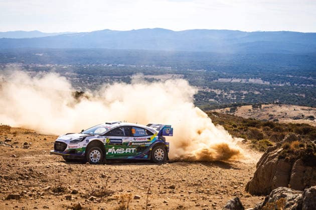 AUTO - WRC, Motorsport Rallye, WM - RALLY ITALIA SARDEGNA 2026 95 Jon ARMSTRONG, Shane BYRNE, FORD Puma Rally1, action during the 2026 Rally Italia Sardegna, 13th round of the 2026 WRC World Rally Car Championship, from October 1 to 4, 2026 at Alghero, Italy - AlgheroItaly  Copyright: xNikosxKatikisx