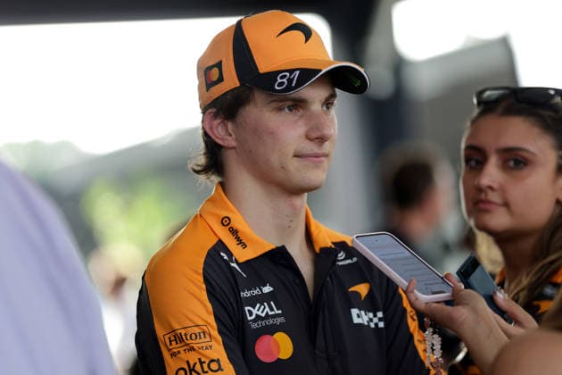 Oscar PIASTRI of the McLaren F1 Team MCL40, portrait from the 2026 Bahrain F1 Grand Prix in Malaysia, Round 16, 81 Oscar PIASTRI of the, McLaren F1 Team MCL40, action shot from the 2026 Bahrain Grand Prix in Malaysia, held on October 2–4, 2026 at the Sepang International Circuit in Sepang, Malaysia. Photo by Jiri Krenek, Active Pictures Malaysia