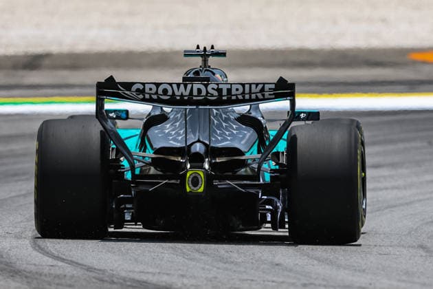 SEPANG, SGR - OCTOBER 02: George Russell of Great Britain and Mercedes-AMG PETRONAS F1 Team in action during friday free practice of the Formula 1 Gulf Air Bahrain Grand Prix on October 02, 2026 held at Sepang International Circuit in Sepang, Malaysia. (Photo by Hazrin Yeob Men Shah Icon Sportswire) AUTO: OCT 02 F1 Bahrain Grand Prix in Malaysia EDITORIAL USE ONLY Icon3782610026199