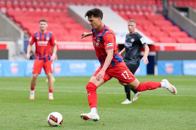 Shot by Mathias Honsak, 1 FC Heidenheim, 17 GER, 1 FC Heidenheim 1846 e.V. vs. FC Würzburger Kickers, Soccer, Men s Friendly Matches, 2026–2027 Season, October 2, 2026, Germany, 1 FC Heidenheim 1846 e.V. vs. FC Würzburger Kickers, soccer, men’s friendly matches, 2026–2027 season, October 2, 2026, Heidenheim an der Brenz Copyright: xEibner-Pressefoto GeraldxOelze-dexStoppanyx EP_ODS