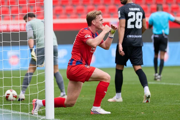 Mikkel Kaufmann, 1 FC Heidenheim, 29 GER, 1 FC Heidenheim 1846 e.V. vs. FC Würzburger Kickers, Soccer, Men s Friendly Matches, 2026–2027 Season, October 2, 2026 GER, 1 FC Heidenheim 1846 e.V. vs. FC Würzburger Kickers, Soccer, Men s Friendly Matches, 2026–2027 Season, October 2, 2026, Heidenheim an der Brenz Copyright: xEibner-Pressefoto GeraldxOelze-dexStoppanyx EP_ODS