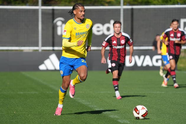 Sidi Sane, Eintracht Braunschweig, February 24, 2026, Bundesliga, Season 26–27, Eintracht Frankfurt vs. Eintracht Braunschweig, Deutsche Bank Park, Training Field, Friendly Match
