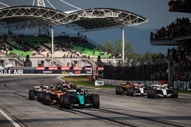 F1 - BAHRAIN GRAND PRIX IN MALAYSIA 2026 12 KIMI ANTONELLI Andrea (ita), Mercedes AMG F1 Team W17, action during the 2026 Formula 1 Bahrain Grand Prix in Malaysia, 16th round of the 2026 Formula One World Championship, WM, Weltmeisterschaft from October 2 to 4, 2026 on the Sepang International Circuit, in Sepang, Malaysia - SepangMalaysia  Copyright: xEricxAlonsox