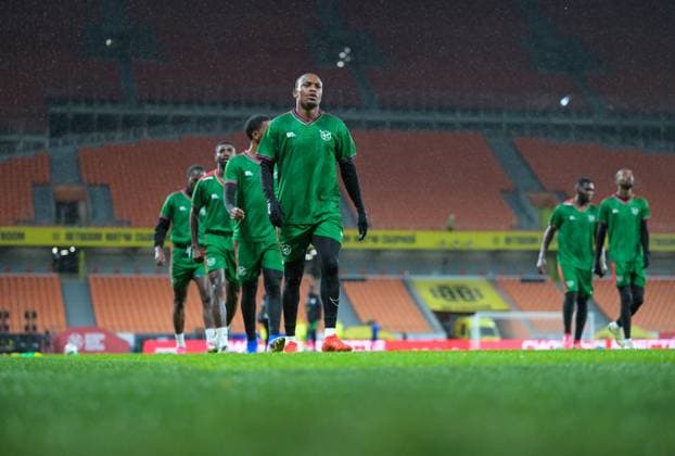 Russia Soccer Friendly Namibia Training 9256321 02.10.2026 Namibia s players attend a training session on the eve of the friendly soccer match against Russia at Yekaterinburg Arena in Yekaterinburg, Russia. Grigory Sysoev Sputnik Yekaterinburg Russia  Copyright: xGrigoryxSysoevx