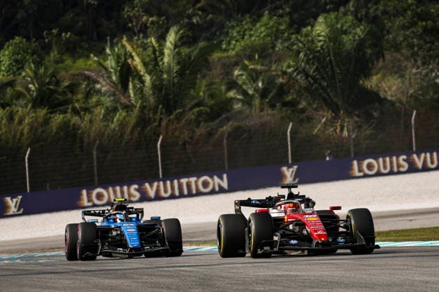 F1 - BAHRAIN GRAND PRIX IN MALAYSIA 2026 16 LECLERC Charles (mco), Scuderia Ferrari SF-26, action 55 SAINZ Carlos (spa), Williams Racing FW48, action during the 2026 Formula 1 Bahrain Grand Prix in Malaysia, 16th round of the 2026 Formula One World Championship, WM, Weltmeisterschaft from October 2 to 4, 2026 on the Sepang International Circuit, in Sepang, Malaysia - SepangMalaysia Copyright: xXavixBonillax