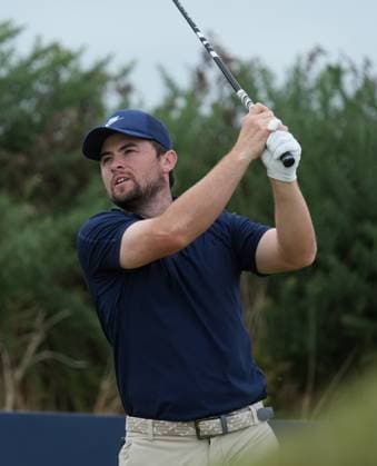 Alex Fitzpatrick on the 5th tee Alfred Dunhill Links Championship, Round 2, Kingsbarns, Tayside, UK, Scotland - 02 Oct 2026 United Kingdom  Copyright: xStuartxWallace Shutterstockx 17181491cj