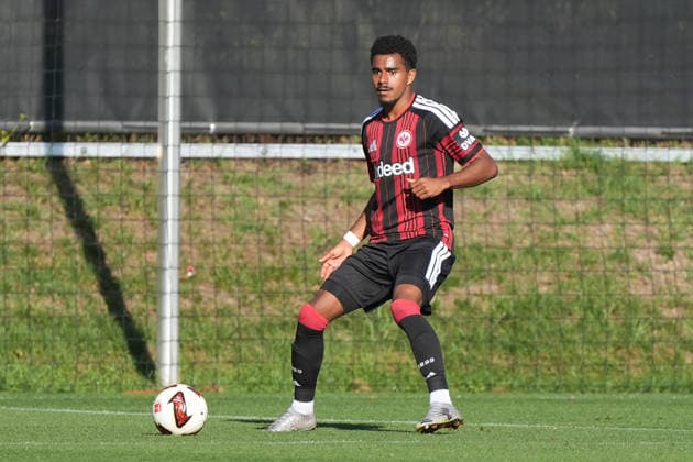 Ansgar Knauff, Eintracht Frankfurt, October 2, 2026, Bundesliga, 2026–27 season, Eintracht Frankfurt vs. Eintracht Braunschweig, Deutsche Bank Park, training field, friendly match
