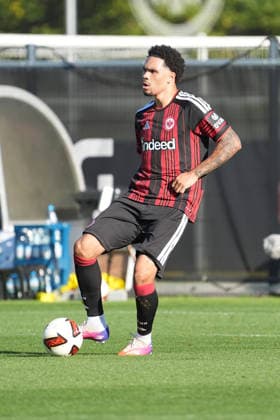 Nnamdi Collins Eintracht Frankfurt October 2, 2026 Bundesliga, Season 26–27 Eintracht Frankfurt vs. Eintracht Braunschweig, Deutsche Bank Park, Training Field, Friendly Match
