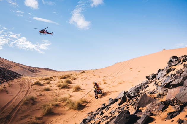 W2RC - RALLYE DU MAROC 2026 01 SANDERS Daniel (aus), Red Bull KTM Factory Racing, KTM 450 Rally Factory, FIM W2RC, Rally GP, action during the Stage 4 of the Rallye du Maroc 2026, 4th round of the 2026 WR2C Championship from October 2, 2026 around Zagora, Morocco - AgadirMorocco  Copyright: xDamienxSaulnierx