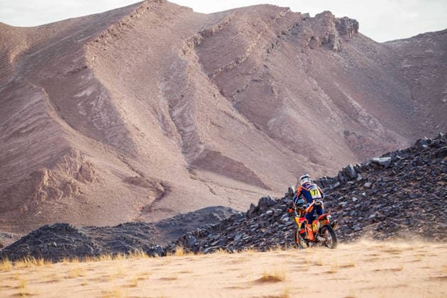 W2RC - RALLYE DU MAROC 2026 77 BENAVIDES Luciano (arg), Red Bull KTM Factory Racing, KTM 450 Rally Factory, FIM W2RC, Rally GP, action, during the Stage 4 of the Rallye du Maroc 2026, 4th round of the 2026 WR2C Championship from October 2, 2026 around Zagora, Morocco - AgadirMorocco  Copyright: xFREDERICxLExFLOCxHx