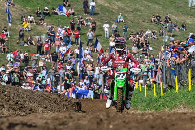 MOTOCROSS : 2026 FIM Motocross of Nations - ErnÃ e circuit - France - 02 10 2026 27 Pauls JONASS - LATVIA (Kawasaki OPEN), during the 2026 FIM Motocross of Nations, on the ErnÃ e circuit, France, from October 2 to 4, 2026. ERNEE CIRCUITFrance  Copyright: xMPSxAGENCYx