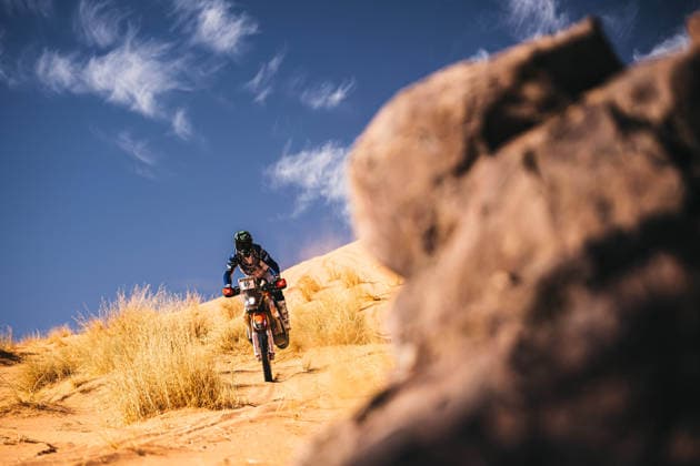 W2RC - RALLYE DU MAROC 2026 69 BRUNO Crivilin (bra), Monster Energy Honda HRC, Honda 450 Rally Factory Replica, FIM W2RC, Rally 2, action during the Stage 4 of the Rallye du Maroc 2026, 4th round of the 2026 WR2C Championship from October 2, 2026 around Zagora, Morocco - AgadirMorocco  Copyright: xDamienxSaulnierx