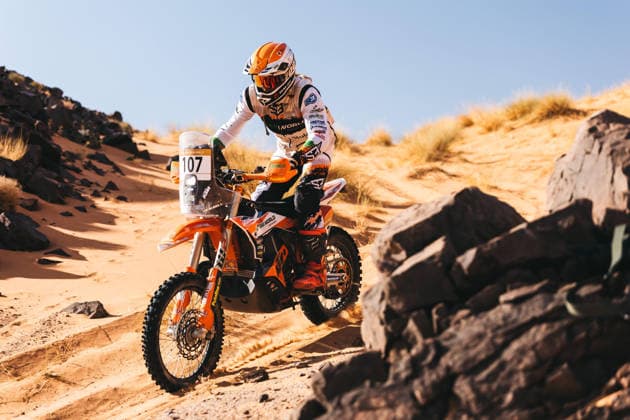 W2RC - RALLYE DU MAROC 2026 107 VAN BERKEL Lars (ned), BAS World KTM Team, KTM 450 Rally Factory Replica, FIM W2RC, Rally 2, action during the Stage 4 of the Rallye du Maroc 2026, 4th round of the 2026 WR2C Championship from October 2, 2026 around Zagora, Morocco - AgadirMorocco  Copyright: xDamienxSaulnierx