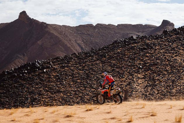 W2RC - RALLYE DU MAROC 2026 18 HERRERA RIED Benjamin (chi), Xraids Experience, KTM 450 Rally Factory Replica, FIM W2RC, Rally 2, action, during the Stage 4 of the Rallye du Maroc 2026, 4th round of the 2026 WR2C Championship from October 2, 2026 around Zagora, Morocco - AgadirMorocco  Copyright: xFREDERICxLExFLOCxHx