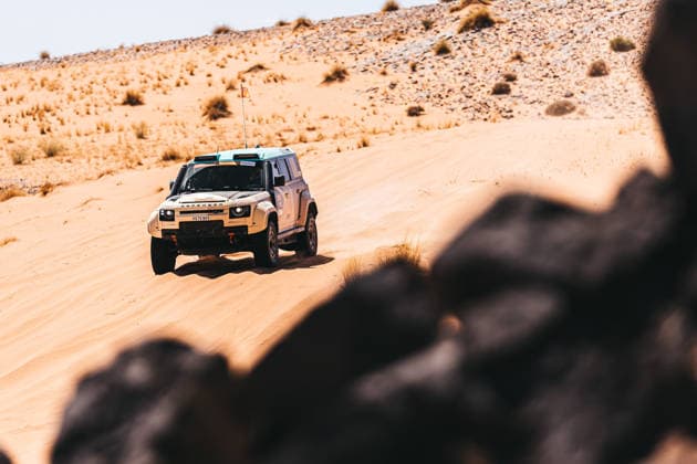 W2RC - RALLYE DU MAROC 2026 502 BACIUSKA Rokas (ltu), VIDAL Oriol (esp), Defender Dakar D7X-R, Defender Rally, FIA W2RC, STK STK, action during the Stage 4 of the Rallye du Maroc 2026, 4th round of the 2026 WR2C Championship from October 2, 2026 around Zagora, Morocco - AgadirMorocco  Copyright: xDamienxSaulnierx
