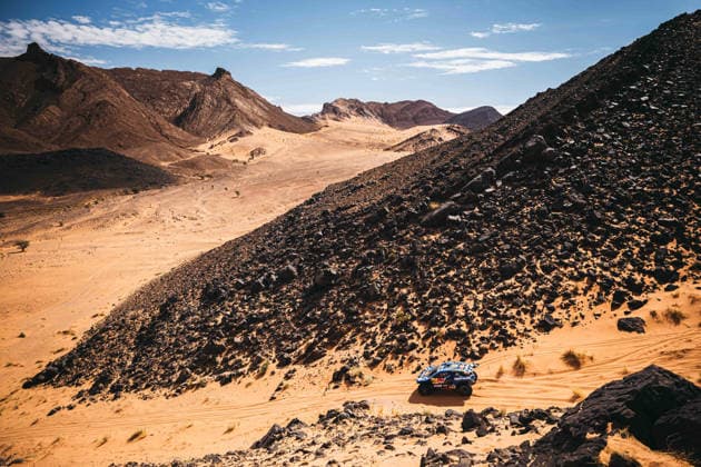 W2RC - RALLYE DU MAROC 2026 225 SAINZ Carlos (esp), OLIVERAS Daniel (esp), Ford Raptor, Ford Racing, FIA W2RC, ULT T1+, action during the Stage 4 of the Rallye du Maroc 2026, 4th round of the 2026 WR2C Championship from October 2, 2026 around Zagora, Morocco - AgadirMorocco  Copyright: xDamienxSaulnierx