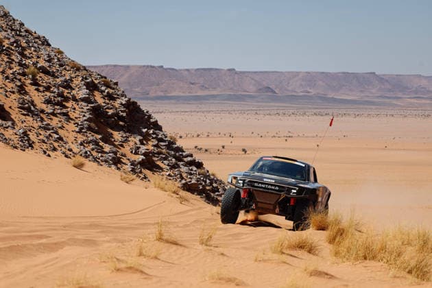 W2RC - RALLYE DU MAROC 2026 212 GUTIERREZ Cristina (esp), SOLÃÄ Marc (esp), Santana 400 T1+, Santana Racing Team, ULT T1+, action, during the Stage 4 of the Rallye du Maroc 2026, 4th round of the 2026 WR2C Championship from October 2, 2026 around Zagora, Morocco - AgadirMorocco  Copyright: xFREDERICxLExFLOCxHx