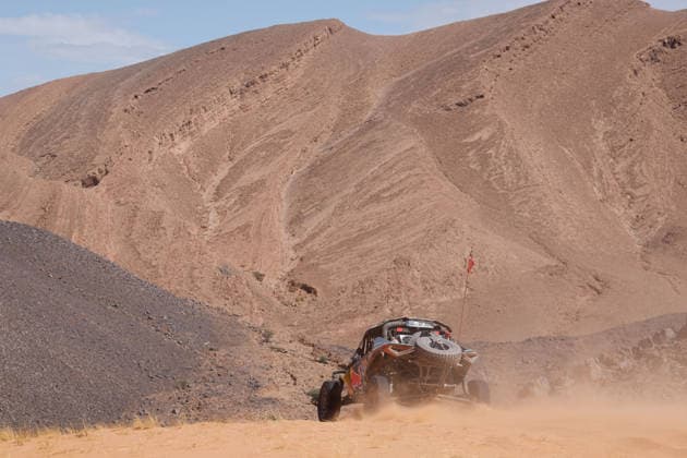 W2RC - RALLYE DU MAROC 2026 412 WALKNER Matthias (aut), MENA Oriol (esp), BRP Can-Am Maverick R, South Racing Can-Am, SSV SSV1, action, during the Stage 4 of the Rallye du Maroc 2026, 4th round of the 2026 WR2C Championship from October 2, 2026 around Zagora, Morocco - AgadirMorocco  Copyright: xFREDERICxLExFLOCxHx