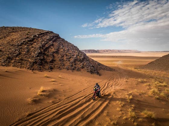 W2RC - RALLYE DU MAROC 2026 09 BRABEC Ricky (usa), Monster Energy Honda HRC, Honda CRF 450, FIM W2RC, Rally GP, action, during the Stage 4 of the Rallye du Maroc 2026, 4th round of the 2026 WR2C Championship from October 2, 2026 around Zagora, Morocco - AgadirMorocco  Copyright: xFREDERICxLExFLOCxHx