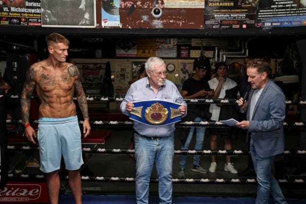 Boxing: Boxing in the North, Waage, Hamburg, October 2, 2026, WBF World Championship, Steven Robinson, NEG, Hamburg, Germany