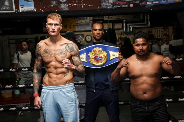 Boxing: Boxing in the North, Waage, Hamburg, October 2, 2026 WBF World Championship Steven Robinson (ENG) vs. Francisco Cordero (COL), Hamburg, Germany