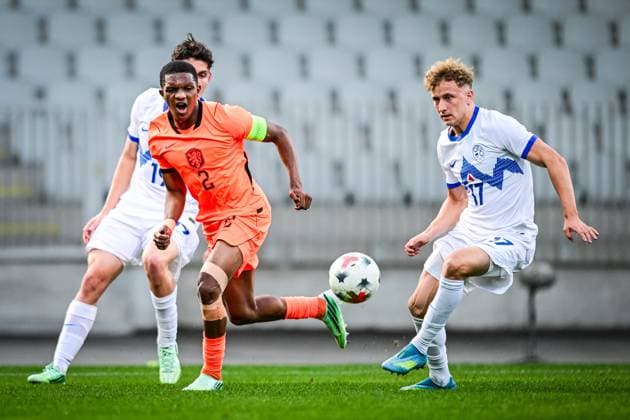 MARIBOR , 02-10-2026 , Stadion Ljudski vrt , season 2026 2027 , UEFA EURO, EM, Europameisterschaft,Fussball U-21 Qualification football , match between Slovenia U-21 and Netherlands U-21, picture shows Netherlands U21, U 21 player Givairo Read Slovenia - Netherlands u21 x207823553x Copyright: