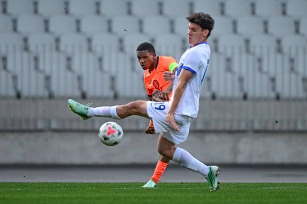 MARIBOR , 02-10-2026 , Stadion Ljudski vrt , season 2026 2027 , UEFA EURO, EM, Europameisterschaft,Fussball U-21 Qualification football , match between Slovenia U-21 and Netherlands U-21, picture shows Netherlands U21, U 21 player Givairo Read Slovenia - Netherlands u21 x207823743x Copyright: