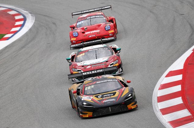 GT World Challenge Europe powered by AWS Barcelona 2026 Simon Gachet of CSA Racing drives a McLaren 720S GT3 EVO during free practice 1 of the GT World Challenge powered by AWS 2026 at the Barcelona-Catalunya Circuit in Barcelona, Spain, on October 2, 2026. Barcelona Barcelona Spain  Copyright: xUrbanandsportx originalFilename:valls-gtworldc261102_np4tp.jpg
