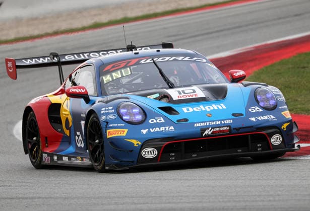 GT World Challenge Europe powered by AWS Barcelona 2026 Robin Knutsson, of Boutsen VDS, drives a Porsche 911 GT3 R (992) EVO during free practice 1 of the GT World Challenge powered by AWS 2026 at the Barcelona-Catalunya Circuit in Barcelona, Spain, on October 2, 2026. Barcelona Barcelona Spain  Copyright: xUrbanandsportx originalFilename:valls-gtworldc261102_npB6S.jpg