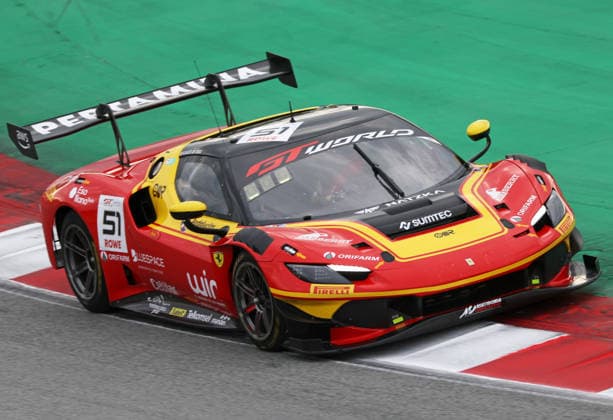 GT World Challenge Europe powered by AWS Barcelona 2026 Matias Zagazeta, of AF Corse, drives a Ferrari 296 GT3 EVO during free practice 1 of the GT World Challenge powered by AWS 2026 at the Barcelona-Catalunya Circuit in Barcelona, Spain, on October 2, 2026. Barcelona Barcelona Spain  Copyright: xUrbanandsportx originalFilename:valls-gtworldc261102_npB4O.jpg